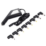 ที่ชาร์จรถยนต์สำหรับโน้ตบุ๊ก 90W พร้อมอะแดปเตอร์ 8 ตัวและพอร์ต USB 1 ช่อง สำหรับ Samsung, Sony, Asus, Acer, IBM, HP, Lenovo