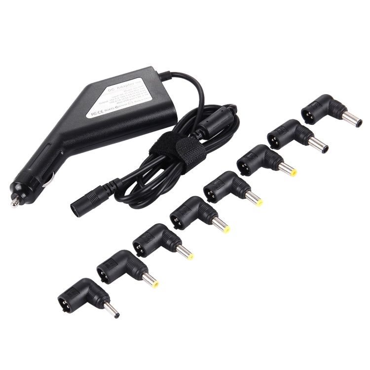 ที่ชาร์จรถยนต์สำหรับโน้ตบุ๊ก 90W พร้อมอะแดปเตอร์ 8 ตัวและพอร์ต USB 1 ช่อง สำหรับ Samsung, Sony, Asus, Acer, IBM, HP, Lenovo