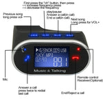 630C เครื่องเล่นวิทยุ MP3 รูปทรงขาไก่ พร้อมบลูทูธ ชุดแฮนด์ฟรี และเครื่องส่งสัญญาณ FM, 630C