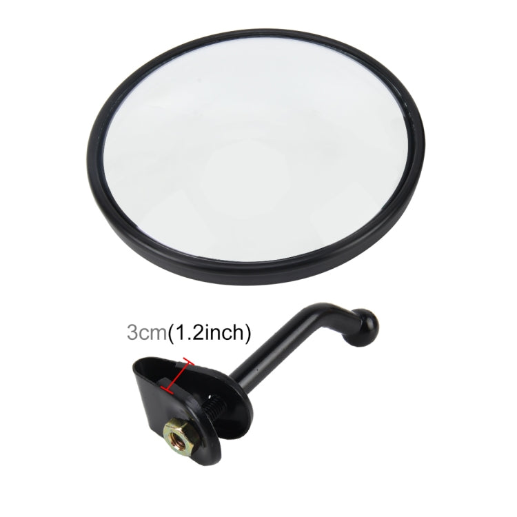 Car Rear Seat View Mirror Baby Child Safety Auxiliary Rear View Mirror with 3cm Clip, With 3cm Clip