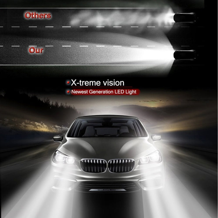 2pcs 9005 18W 1800LM 6000K Waterproof IP68 Car Auto LED Headlight with 2 COB LED Lamps, DC 9-36V, 9005