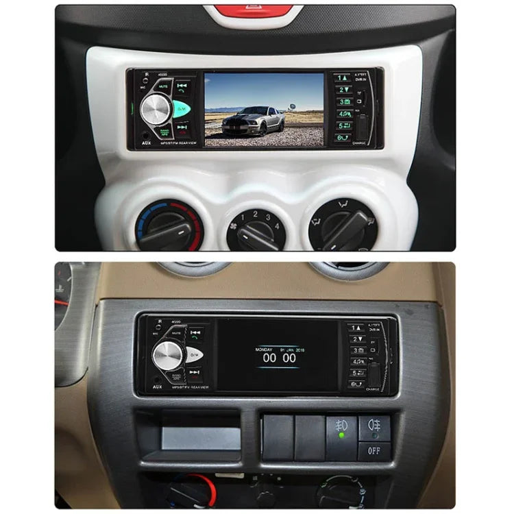 SWM-4022D เครื่องเล่น MP5 วิทยุรถยนต์ 12V หน้าจอ HD 4.1 นิ้ว รองรับ FM บลูทูธ และการ์ด TF พร้อมรีโมทคอนโทรล, SWM-4022D