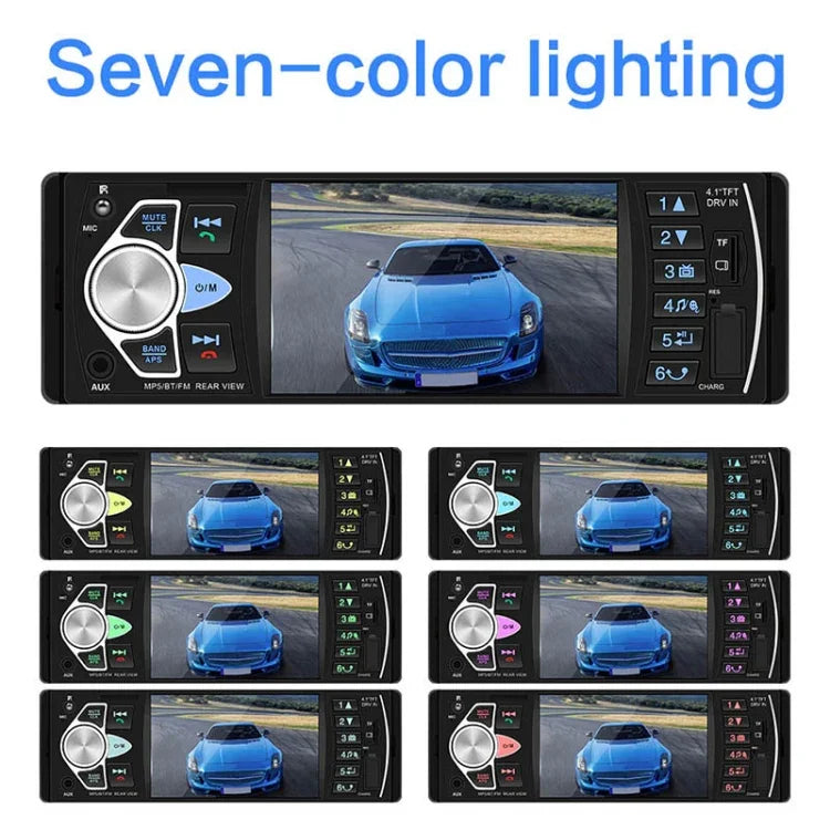 SWM-4022D เครื่องเล่น MP5 วิทยุรถยนต์ 12V หน้าจอ HD 4.1 นิ้ว รองรับ FM บลูทูธ และการ์ด TF พร้อมรีโมทคอนโทรล, SWM-4022D