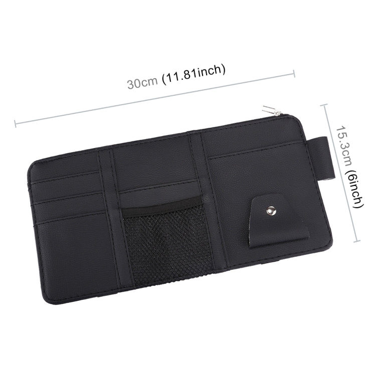 Car Sun Visor Board Paper Tissue Box CD Case Zipper Holder Card Bag Organizer, with Zipper  (Black), with Zipper, with Zipper (Yellow)