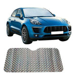 ผ้าบังแดดกระจกหน้ารถ SUV ป้องกันแสงแดด รังสียูวี ขนาด: 140 x 75cm, 140*75cm