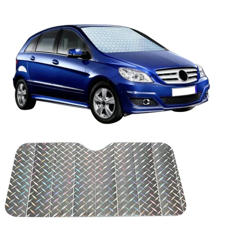 ผ้าบังแดดรถยนต์ Hatchback สำหรับกระจกหน้ารถ ป้องกันแสงแดด UV ขนาด 130 x 70 ซม.