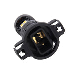 2 PCS Super Bright PSX24W DC 12V 5W 350LM Auto Car Fog Light with 16 SMD-3030 LED Bulbs Lamp, White + Yellow Light, PSX24W