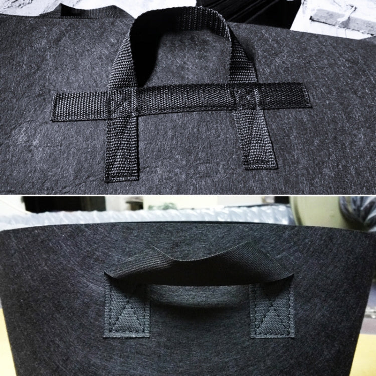 3 Gallon Planting Grow Bag Thickened Non-woven Aeration Fabric Pot Container with Handle, 3 Gallon