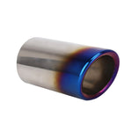 2 PCS Car Styling Stainless Steel Exhaust Tail Muffler Tip Pipe for VW Volkswagen 1.8T/2T Swept Volume, Audi A1/A3/A4L/Q3/Q5, 1.8T/2T