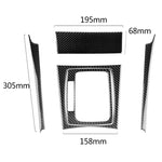 5 PCS Car Carbon Fiber Left Drive Gear Position Panel Decorative Sticker for Mercedes-Benz W204 2007-2013, Left Drive Gear Position