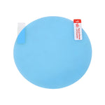 Car Round PET Rearview Mirror Protective Window Clear Anti-fog Waterproof Rain Shield Film, Diameter: 8cm, 8*8cm