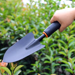 Gardening Tool Planting Digging Long Plastic Handle Iron Shovel, Shovel