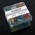 100 PCS 5Amp 7.5Amp 10Amp 15Amp 20Amp 25Amp 30Amp Add-a-circuit Fuse Tap Adapter Blade Fuse Holder(Big Size), Big Size