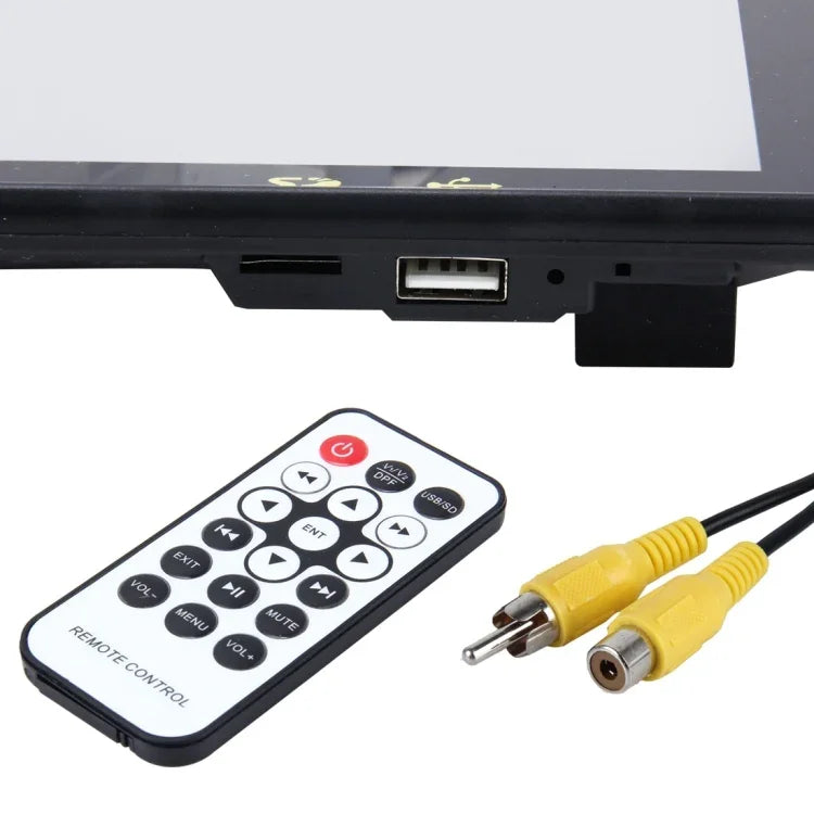 จอมอนิเตอร์รถยนต์ TFT-LCD สี ขนาด 7 นิ้ว 480*234 พร้อมเครื่องเล่น MP5 Bluetooth รองรับฟังก์ชันหน้าจอกลับอัตโนมัติ