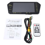 จอมอนิเตอร์รถยนต์ TFT-LCD สี ขนาด 7 นิ้ว 480*234 พร้อมเครื่องเล่น MP5 Bluetooth รองรับฟังก์ชันหน้าจอกลับอัตโนมัติ