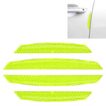 4 PCS Universal Car Door Anti-collision Strip Protection Guards Trims Stickers, 4 PCS