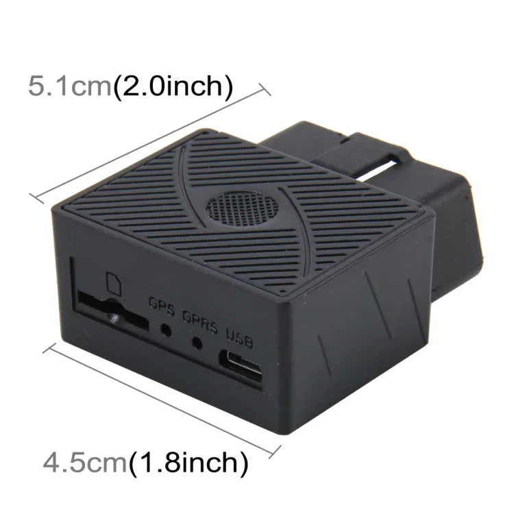 อุปกรณ์ระบุตำแหน่งรถยนต์ OBD GPS (GPS+2G GSM+SMS / GPRS) ระบบสี่ย่านความถี่ รองรับรั้วอิเล็กทรอนิกส์และสอบถามตำแหน่งผ่าน SMS, OBD GPS