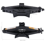 Upright ST-112C Heavy Duty Stabilizer Scissor Jack with Handle Lift Levelers 4000 Pound (2 Ton) Capacity Each - 9.8 to 44.2 CM Range, 2T Jack with Handle