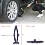 Upright ST-112C Heavy Duty Stabilizer Scissor Jack with Handle Lift Levelers 4000 Pound (2 Ton) Capacity Each - 9.8 to 44.2 CM Range, 2T Jack with Handle