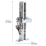 Car Auto Stainless Steel  Anti-theft Clutch Lock Car Brake Safety Lock Tool Accelerator Pedal Lock with Keys Suitable for Clutch Height Under 19.5cm, Clutch Height Under 19.5cm