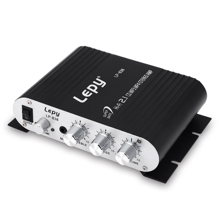 เครื่องขยายเสียงซับวูฟเฟอร์รถยนต์ 2.1CH HIFI รองรับ MP3