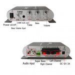 เครื่องขยายเสียงซับวูฟเฟอร์รถยนต์ 2.1CH HIFI รองรับ MP3