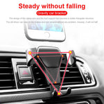 Litchi Texture Gravity Car Mount Phone Holder, Litchi Texture(White), Litchi Texture(Black)