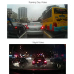 กล้องบันทึกวิดีโอรถยนต์อัจฉริยะ X96 ขนาด 4 นิ้ว 2.5D Full HD 1080P เลนส์คู่ รองรับการ์ด TF / ตรวจจับการเคลื่อนไหว, X96
