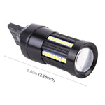 2 PCS T20 / 7440 DC9-16V / 8.2W / 6000K / 655LM Car Auto Reversing Lights / Turn Light 66LEDs SMD-2016 Lamps, 7440