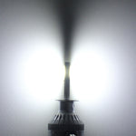 2 PCS  H1 18W 1800 LM 8000K IP68 Canbus Constant Current Car LED Headlight with 2 COB Lamps, DC 9-36V, H1