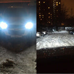 2 PCS  H1 18W 1800 LM 8000K IP68 Canbus Constant Current Car LED Headlight with 2 COB Lamps, DC 9-36V, H1