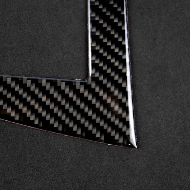 Car German Flag Carbon Fiber Central Control CD Panel Decorative Sticker for Mercedes-Benz W204 2011-2013 7-buttons, Central Control CD Panel (German Flag)