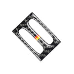 Car German Flag Carbon Fiber Intermediate Air Outlet Panel Decorative Sticker for Mercedes-Benz W204 2011-2013, Intermediate Air Outlet (German Flag)