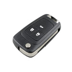 For Opel Car Keys Replacement 3 Buttons Car Key Case with Foldable Key Blade, 3 Buttons with Foldable Key Blade