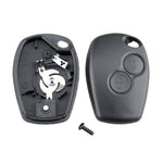 For RENAULT Modus / Clio 3 / Kangoo 2 / Twingo Car Keys Replacement 2 Buttons Car Key Case with 307 Socket, without Blade, For RENAULT with 307 Socket