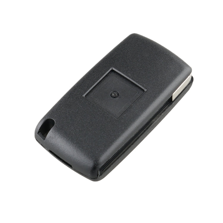 For PEUGEOT 2 Buttons ASK Signal Intelligent Remote Control Car Key with Integrated Chip & Battery & Holder, without Grooved, Frequency: 433MHz, 2 Buttons without Grooved