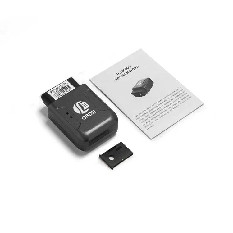 เครื่องติดตาม GPS TK206 2G GPS OBD2 แบบเรียลไทม์ GSM สี่ย่านความถี่ ป้องกันการโจรกรรม สัญญาณเตือนสั่น GSM GPRS เครื่องติดตามรถยนต์ขนาดเล็ก, TK206 (สีดำ), TK206 (สีน้ำเงิน)