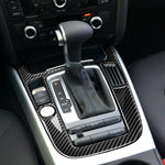 Car Carbon Fiber Gear Position Panel Decorative Sticker for Audi 2010-2018 Q5 / 2009-2016 A4L / 2009-2016 A5, Left Drive, Gear Position (B)