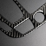 Car Carbon Fiber Gear Position Panel Decorative Sticker for Audi 2010-2018 Q5 / 2009-2016 A4L / 2009-2016 A5, Left Drive, Gear Position (C)
