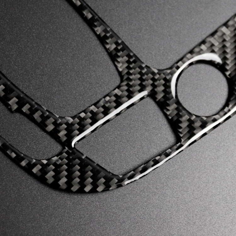 Car Carbon Fiber Gear Position Panel Decorative Sticker for Audi 2010-2018 Q5 / 2009-2016 A4L / 2009-2016 A5, Left Drive, Gear Position (C)
