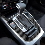 Car Carbon Fiber Gear Position Panel Decorative Sticker for Audi 2010-2018 Q5 / 2009-2016 A4L / 2009-2016 A5, Gear Position For A5