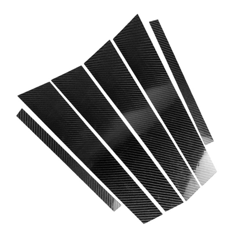 Car Carbon Fiber B Column Decorative Sticker for BMW F10 2011-2017, For BMW F10