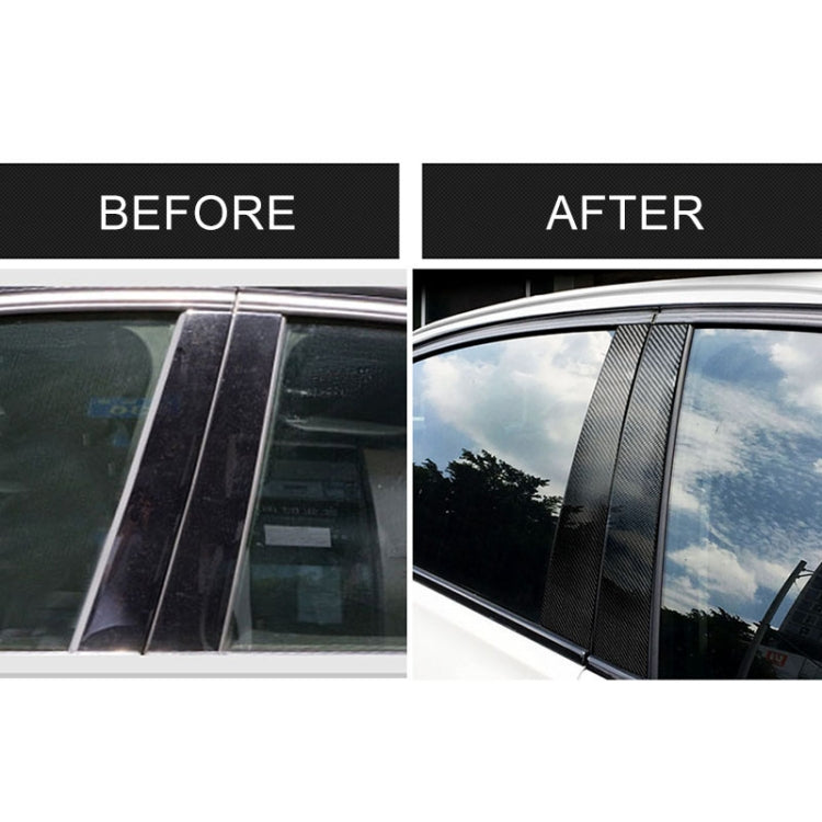 Car Carbon Fiber B Column Decorative Sticker for BMW F10 2011-2017, For BMW F10