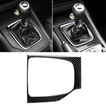 Car Carbon Fiber Left Drive Manual Gear Frame C Decorative Sticker for Mazda Axela 2017-2018, Left Drive Manual Gear Frame C