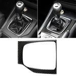 Car Carbon Fiber Right Drive Manual Gear Frame C Decorative Sticker for Mazda Axela 2017-2018, Right Drive Manual Gear Frame C