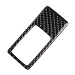 Car Carbon Fiber Headlight Adjustment Frame Decorative Sticker for Mazda Axela 2014 / 2017-2018, Left Drive, Headlight Adjustment Frame (A)