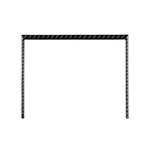 Car Carbon Fiber Storage Box U Shape Frame Decorative Sticker for Toyota Eighth Generation Camry 2018-2019, Storage Box U Shape Frame