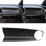 3 in 1 Car Carbon Fiber Front Passenger Central Control Panel Decorative Sticker for Chevrolet Camaro 2017-2019, Left Drive, Front Passenger Central Control