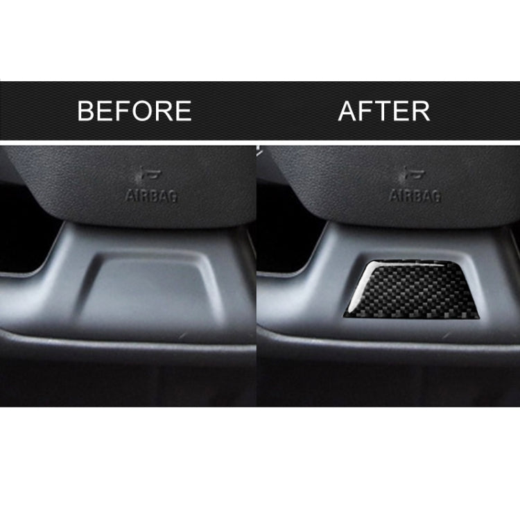 Car Carbon Fiber Below Steering Wheel Decorative Sticker for Chevrolet Camaro 2017-2019, Below Steering Wheel