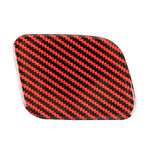 Car Carbon Fiber Main Driving Seat Storage Box Decorative Sticker for Ford Mustang 2015-2020, Main Driving Seat Storage Box